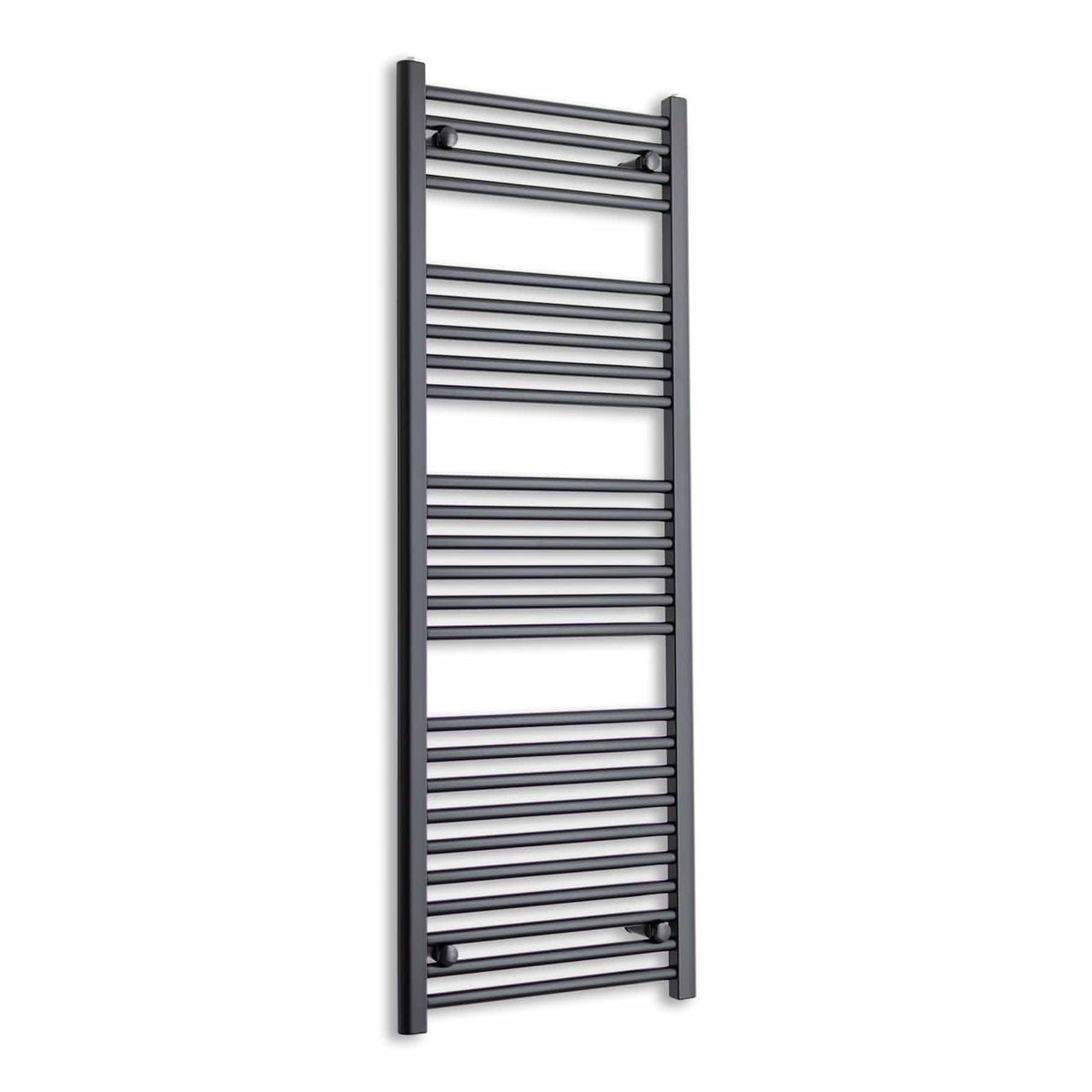 Towel Rail Only 550mm Wide 1400mm High Flat Black Heated Towel Rail Radiator