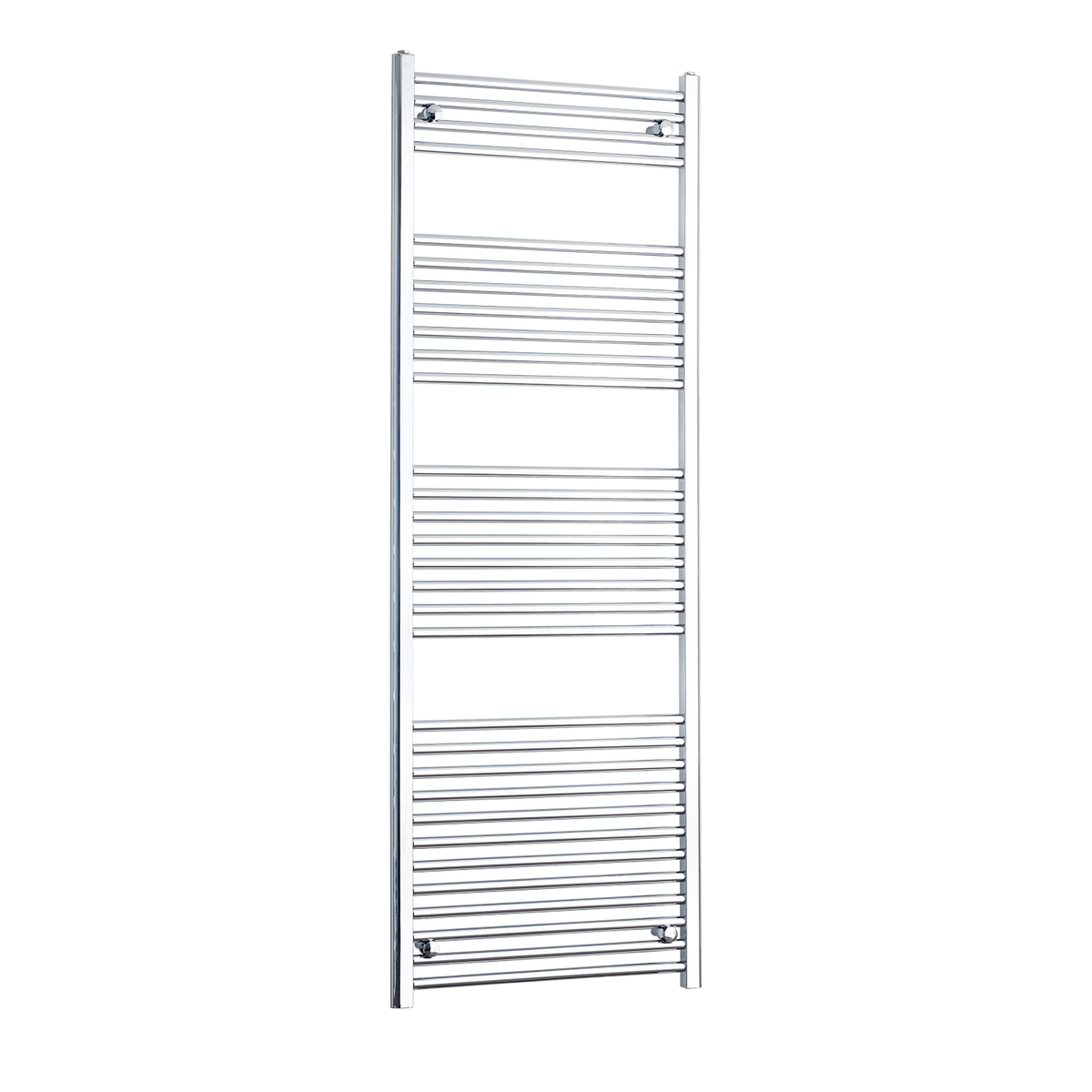 Without Valves 550mm Wide 1800mm High Heated Straight Towel Radiator Chrome