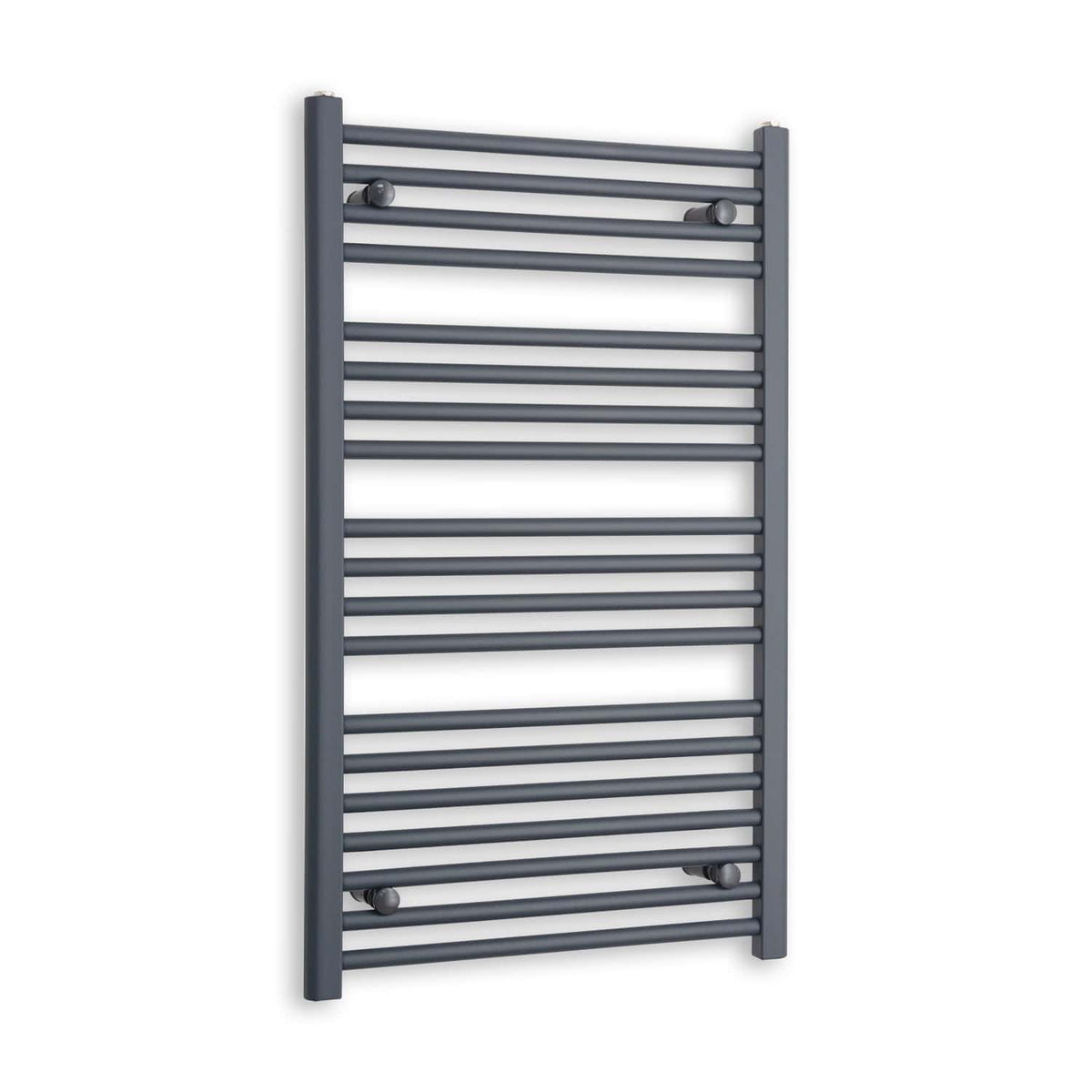 Matt Black Heated Towel Rail Dimensions - 950mm Pipe Centre, 1000mm Overall Width