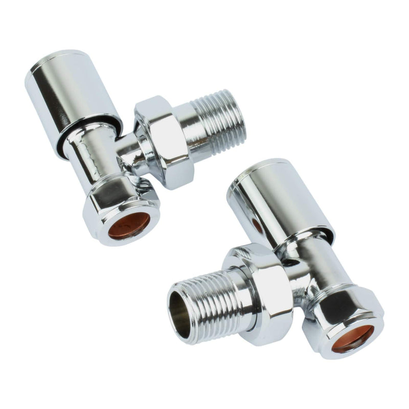 600 x 1600 Chrome Dual Fuel Flat Heated Towel Rail