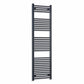 Towel Rail Only 600 x 1800 Flat Black Heated Towel Rail Radiator
