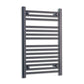 Towel Rail Only 600 x 800mm High Flat Black Heated Towel Rail Radiator HTR