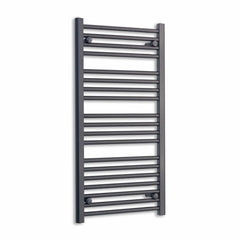 Towel Rail Only 600mm Wide 1000mm High Flat Black Heated Towel Rail HTR