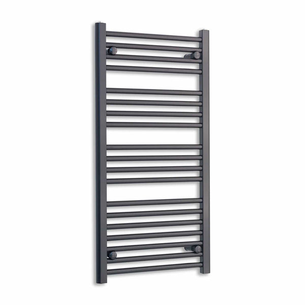 Towel Rail Only 600mm Wide 1000mm High Flat Black Heated Towel Rail HTR