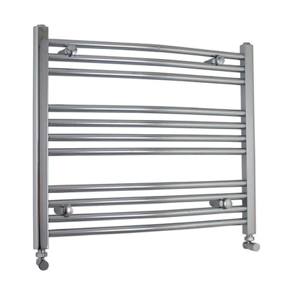 Towel Rail Only 600mm Wide 600mm High Curved Chrome Heated Towel Rail HTR