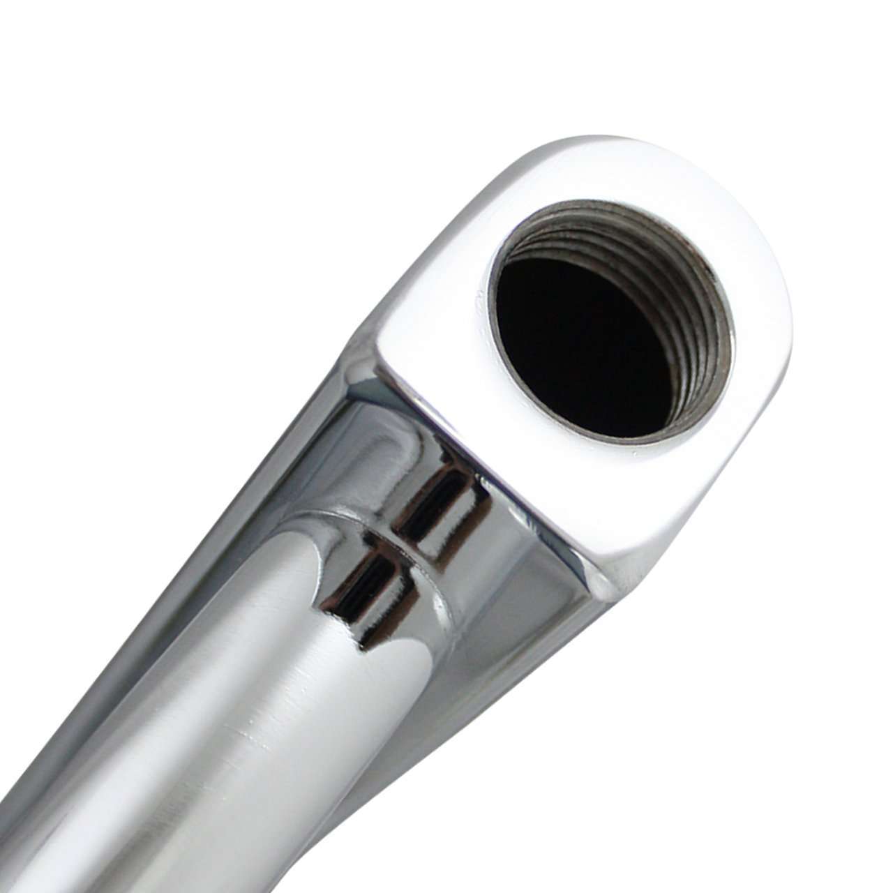650mm Wide 1200mm High Flat Chrome Heated Towel Rail