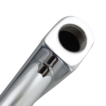 650mm Wide 1200mm High Flat Chrome Heated Towel Rail