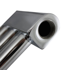 650mm Wide 1800mm High Flat Chrome Heated Towel Radiator