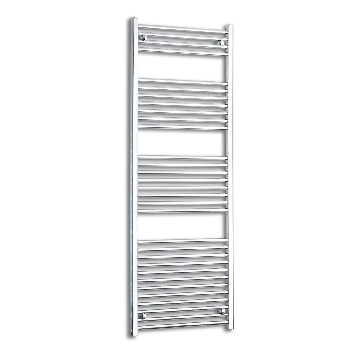 Towel Rail Only 650mm Wide 1800mm High Flat Chrome Heated Towel Radiator