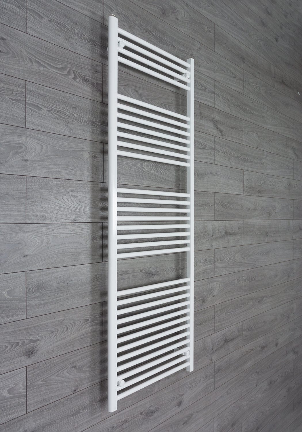 Towel Rail Only 650mm Wide 1800mm High Flat White Heated Towel Rail Radiator