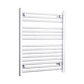 Towel Rail Only 650mm Wide 800mm High Flat Chrome Heated Towel Rail Radiator