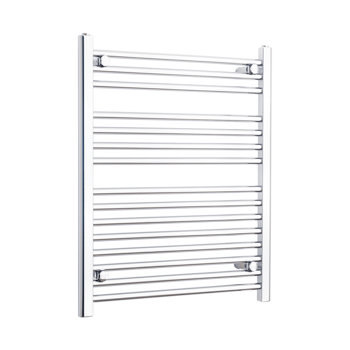 Towel Rail Only 650mm Wide 800mm High Flat Chrome Heated Towel Rail Radiator