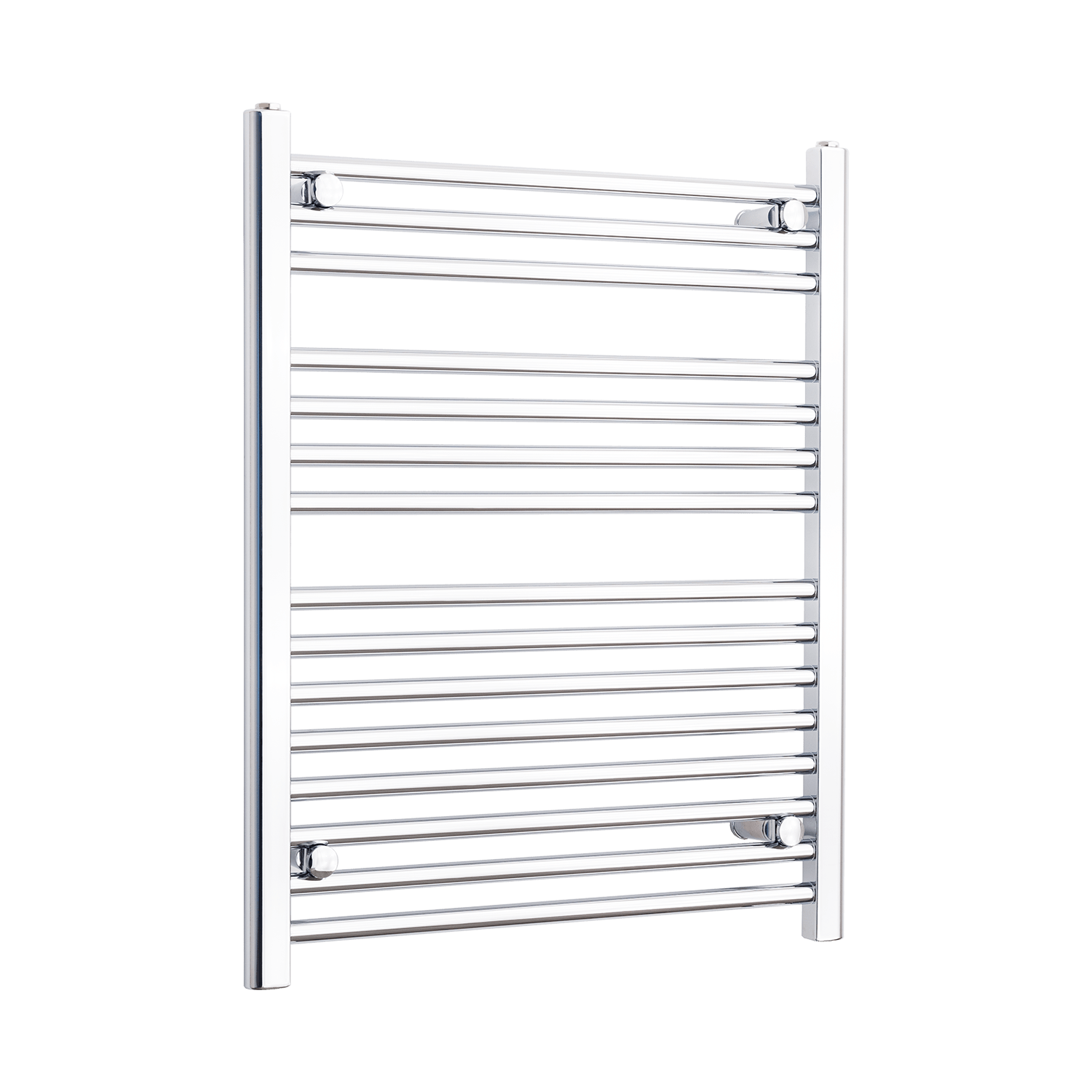 Towel Rail Only 650mm Wide 800mm High Flat Chrome Heated Towel Rail Radiator