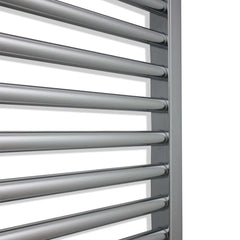 700 x 600 Curved Chrome Heated Towel Rail Radiator HTR