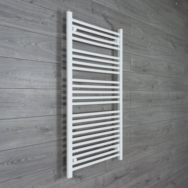 Towel Rail Only 700mm Wide 1200mm High Flat White Heated Towel Rail HTR