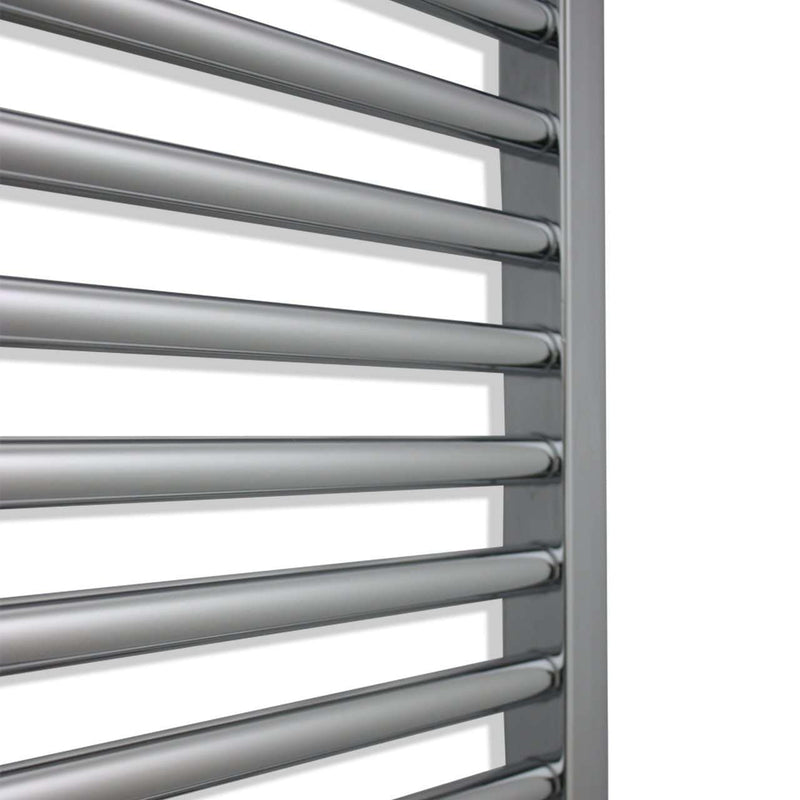 700mm Wide 1700mm High Curved Chrome Heated Towel Rail HTR