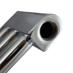 700mm Wide 1700mm High Curved Chrome Heated Towel Rail HTR