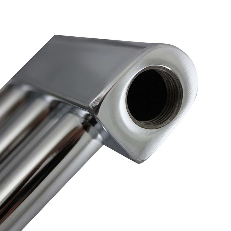 700mm Wide 1700mm High Curved Chrome Heated Towel Rail HTR
