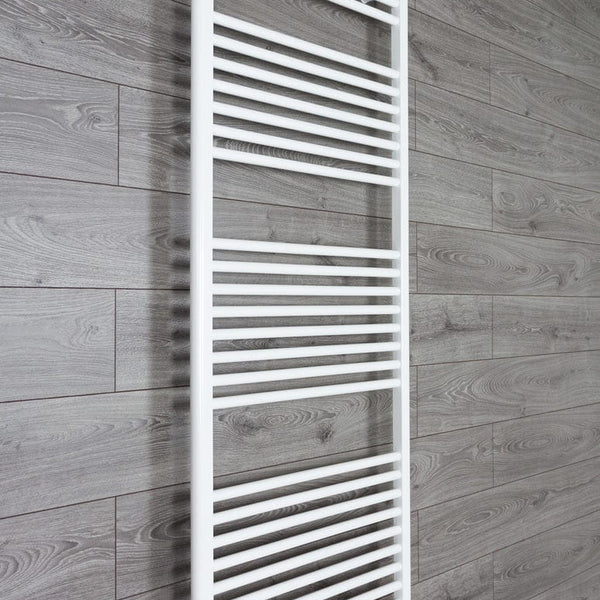 Towel Rail Only 700mm Wide 1700mm High Flat White Heated Towel Rail Radiator