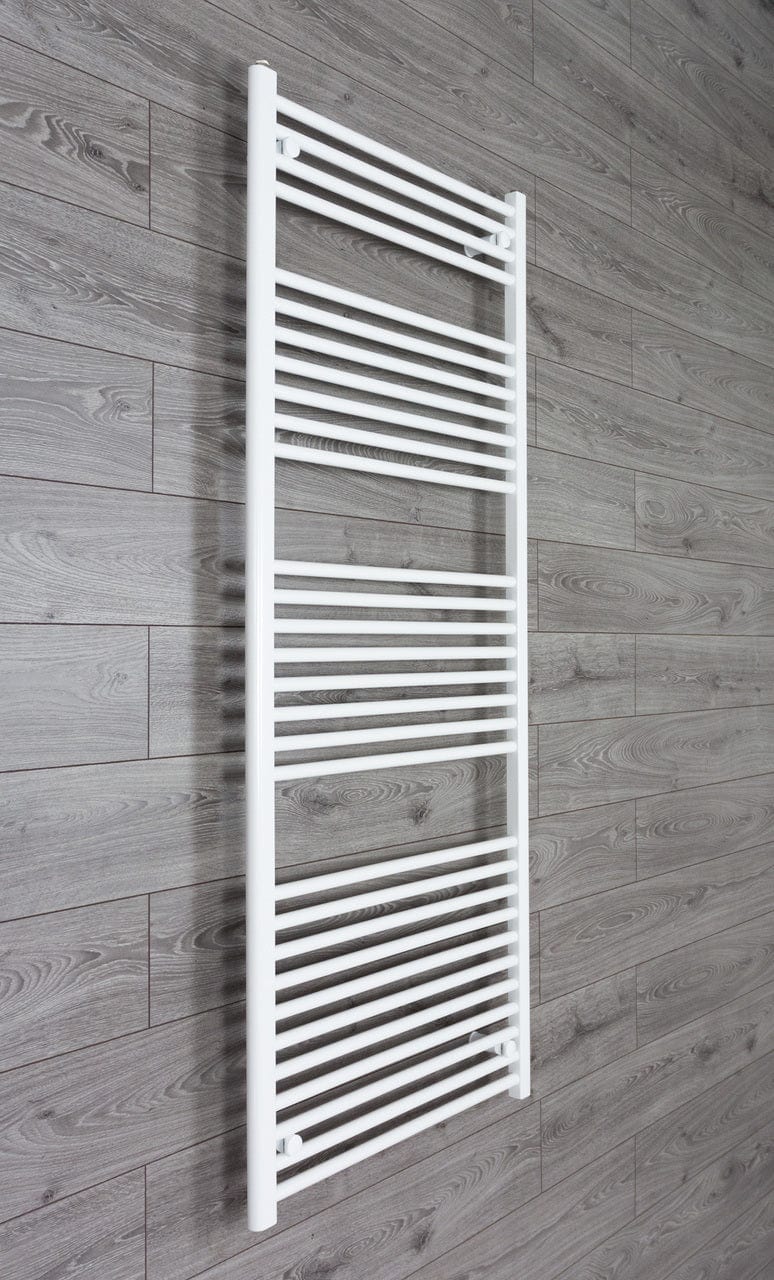 Towel Rail Only 700mm Wide 1700mm High Flat White Heated Towel Rail Radiator