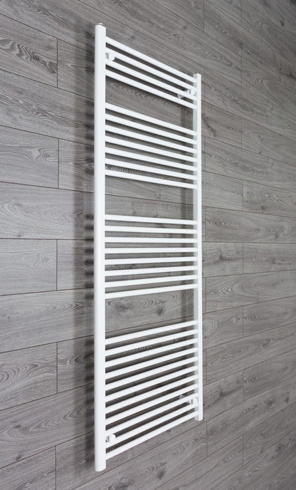 Towel Rail Only 700mm Wide 1700mm High Flat White Heated Towel Rail Radiator