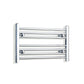 Towel Rail Only 700mm Wide 400mm High Flat Chrome Heated Towel Rail Radiator