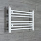 Towel Rail Only 700mm Wide 400mm High Flat White Heated Towel Rail Radiator