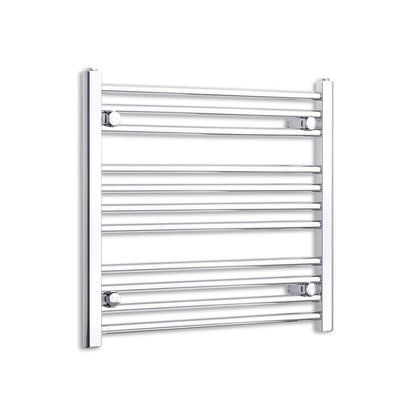 Towel Rail Only 700mm Wide 600mm High Flat Chrome Heated Towel Rail Radiator