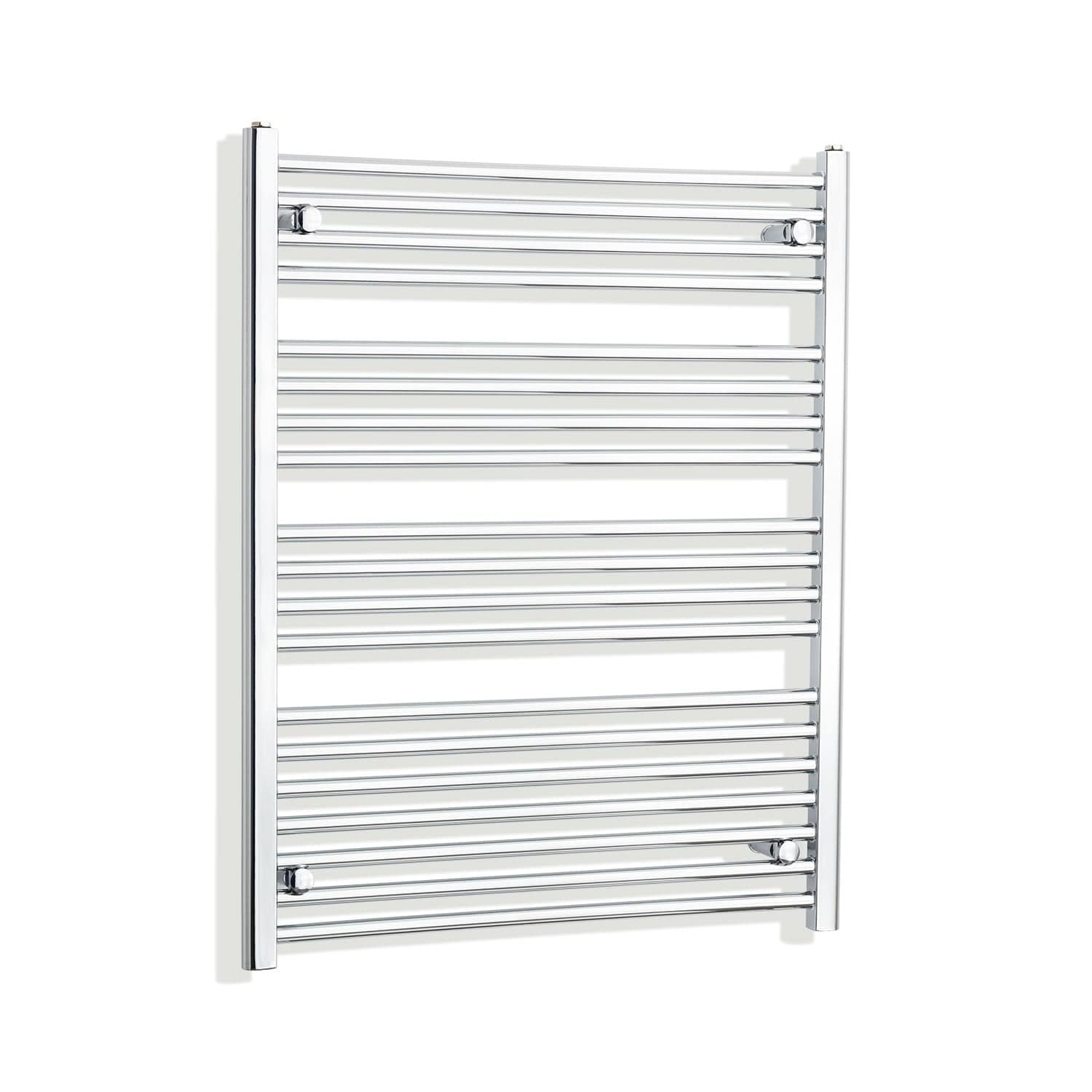 Towel Rail Only 750mm Wide 1000mm High Flat Chrome Heated Towel Rail HTR