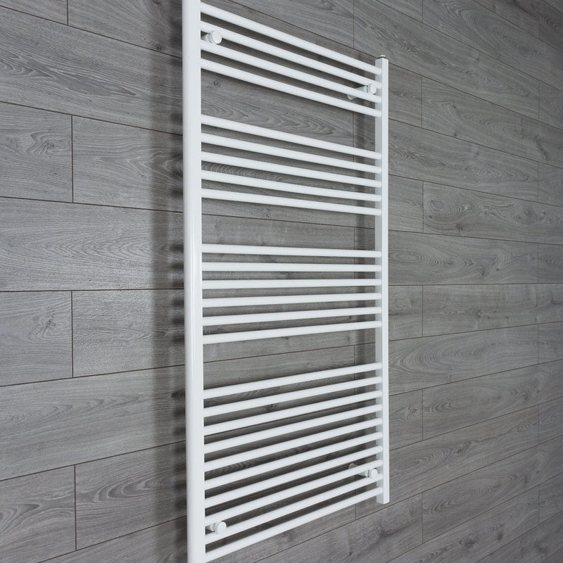 Towel Rail Only 750mm Wide 1400mm High Flat White Heated Towel Rail Radiator