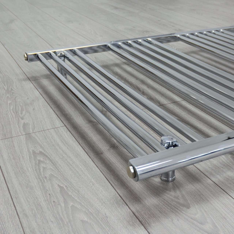 750mm Wide 1600mm High Flat Chrome Heated Towel Rail HTR