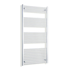 Towel Rail Only 750mm Wide 1600mm High Flat Chrome Heated Towel Rail HTR