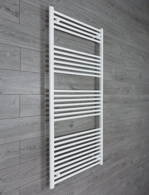Towel Rail Only 750mm Wide 1600mm High Flat White Heated Towel Rail Radiator