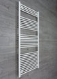 Towel Rail Only 750mm Wide 1800mm High Flat White Heated Towel Rail Radiator