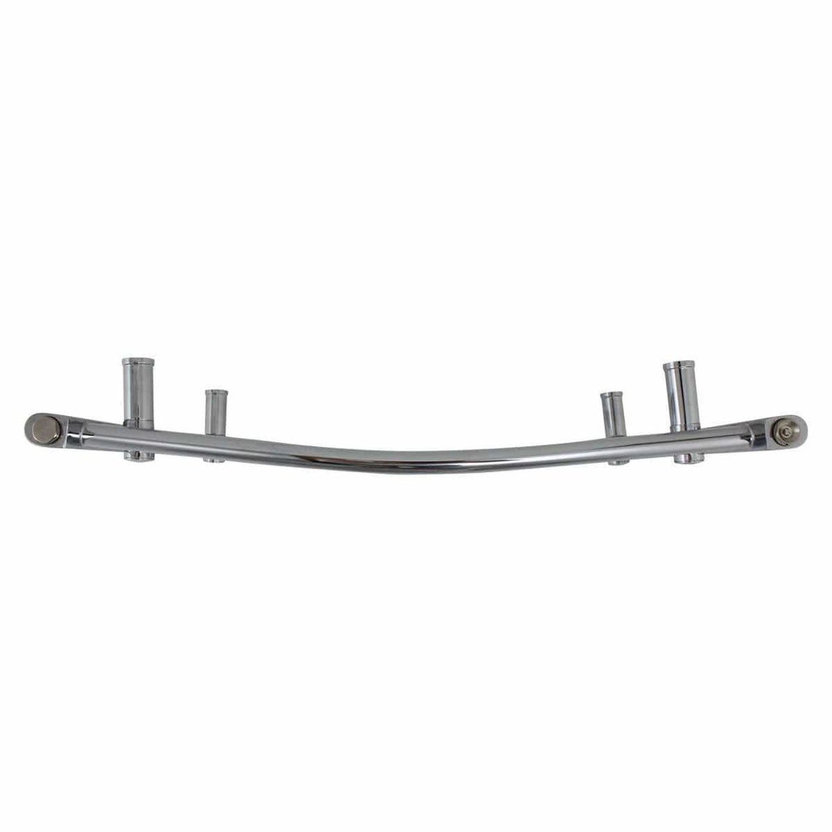750mm Wide 600mm High Curved Chrome Heated Towel Rail HTR