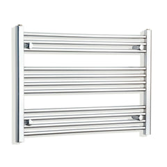 Towel Rail Only 750mm Wide 600mm High Curved Chrome Heated Towel Rail HTR