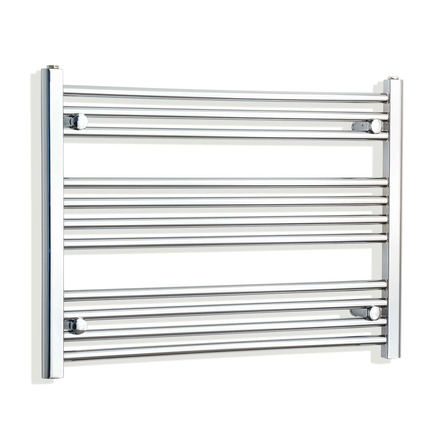 Towel Rail Only 750mm Wide 600mm High Curved Chrome Heated Towel Rail HTR