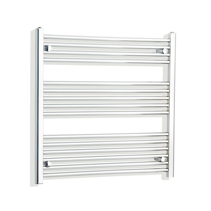 Towel Rail Only 750mm Wide 800mm High Curved Chrome Heated Towel Rail HTR