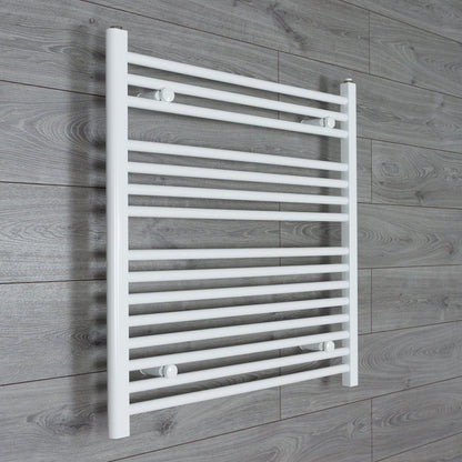 Towel Rail Only 750mm Wide 800mm High Flat White Heated Towel Rail HTR
