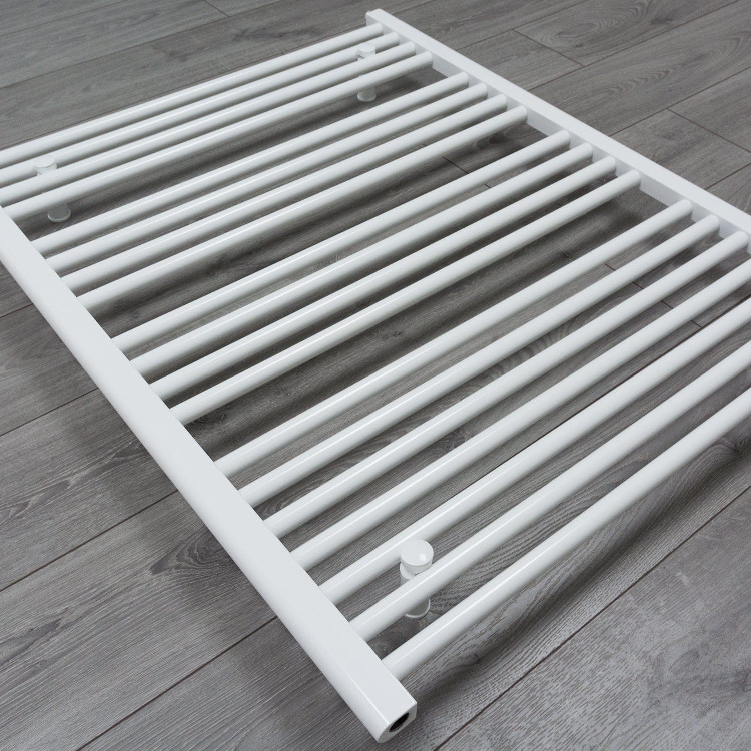 750mm Wide 800mm High Flat White Heated Towel Rail HTR