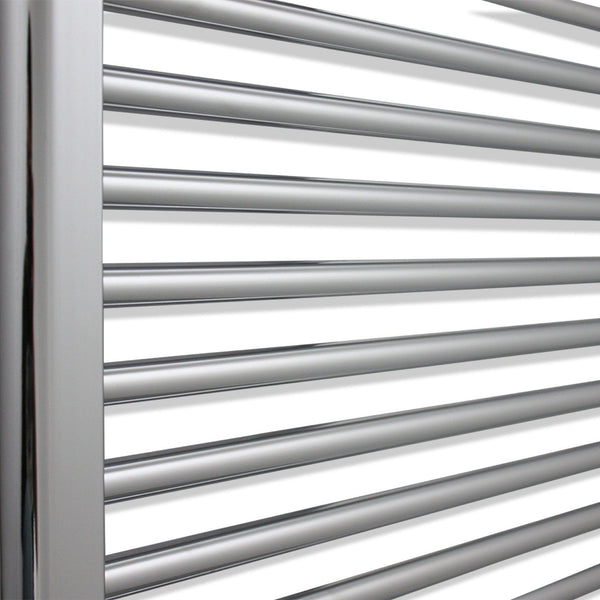 800 mm High x 550 mm Wide Heated Straight Towel Rail Chrome