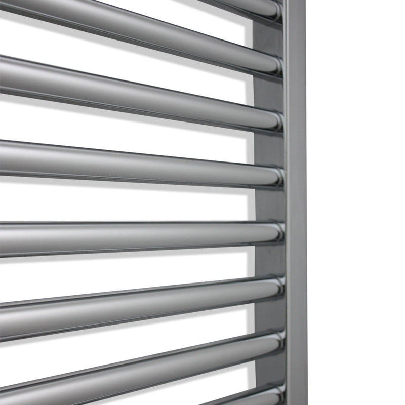 800 mm High x 550 mm Wide Heated Straight Towel Rail Chrome