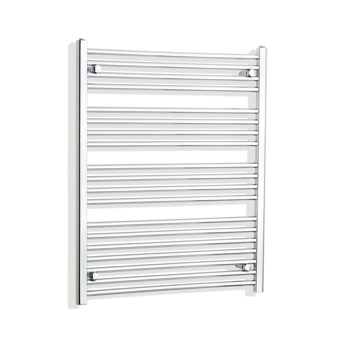 Towel Rail Only 800mm Wide 1000mm High Flat Chrome Heated Towel Rail