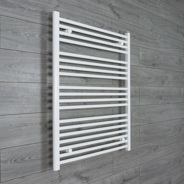 Towel Rail Only 800mm Wide 1000mm High Flat White Heated Towel Rail Radiator