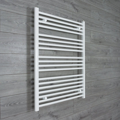Towel Rail Only 800mm Wide 1000mm High Flat White Heated Towel Rail Radiator