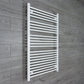 Towel Rail Only 800mm Wide 1200mm High Flat White Heated Towel Rail Radiator