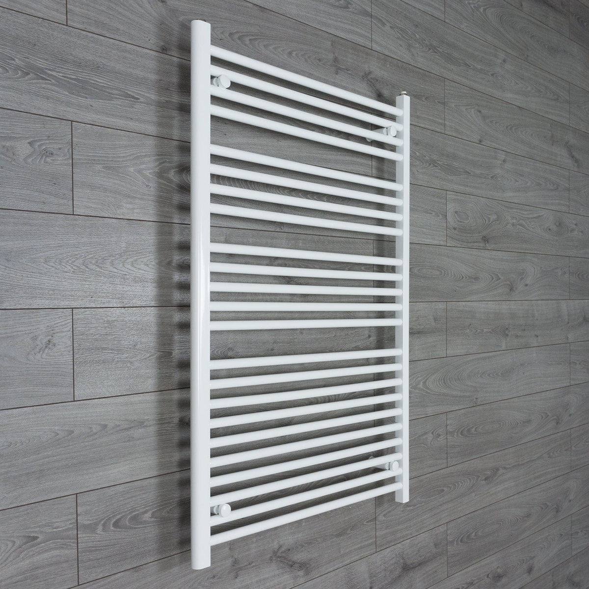 Towel Rail Only 800mm Wide 1200mm High Flat White Heated Towel Rail Radiator