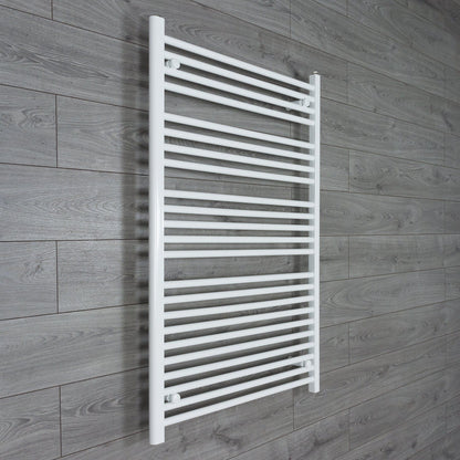 Towel Rail Only 800mm Wide 1200mm High Flat White Heated Towel Rail Radiator