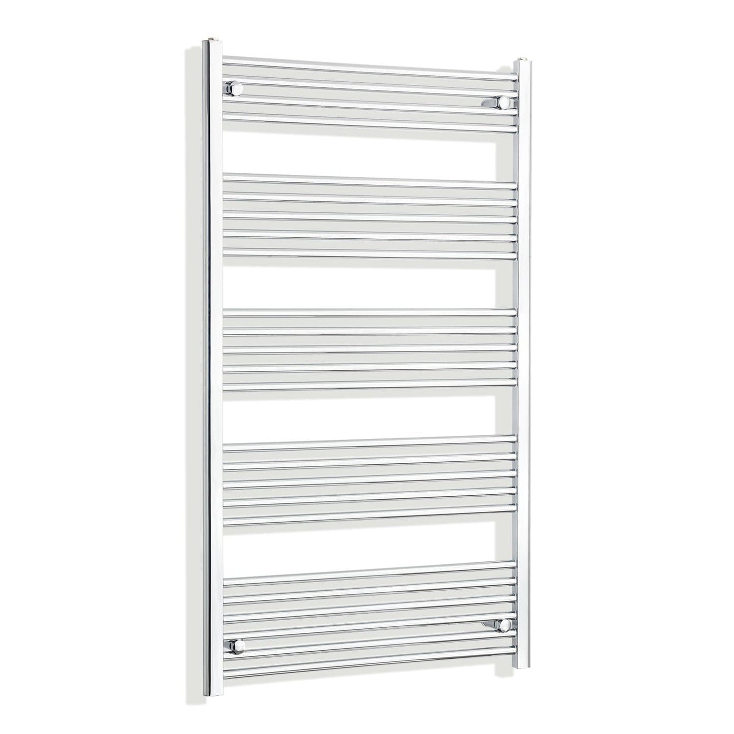 Towel Rail Only 800mm Wide 1400mm High Flat Chrome Heated Towel Rail