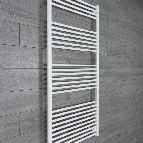 Towel Rail Only 800mm Wide 1600mm High Flat White Heated Towel Rail Radiator